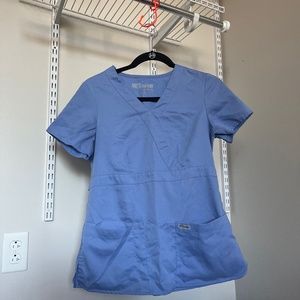 Ciel Blue Scrub top